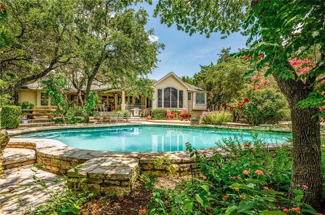 Welcome to your dream oasis located on a sprawling 1.722 acre lot with rolling creek. This home exudes privacy and serenity as you can here the babbling creek from thee edge of the pool.