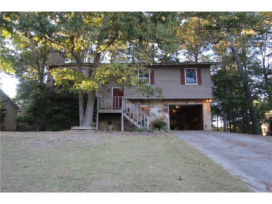 2 story house in secluded neighborhood.