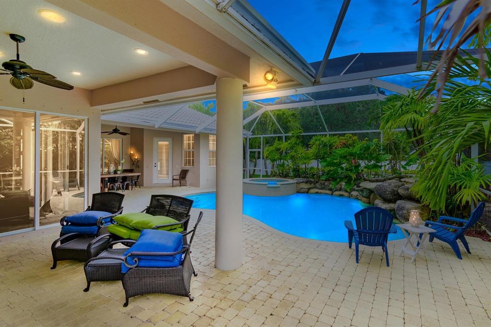 Backyard with pool
