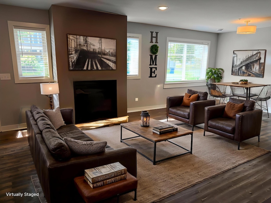 Virtually Staged Living Room