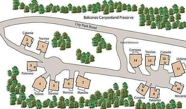 Plat Map of Coldwater Ridge. Lots 8 and 9 can be sold separately or together.