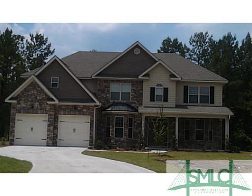 Exterior Front. 4000-1 Plan by Faircloth Homes.  N