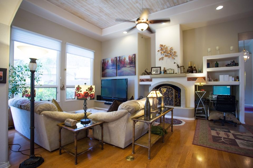 Family Room and fireplace place-2
