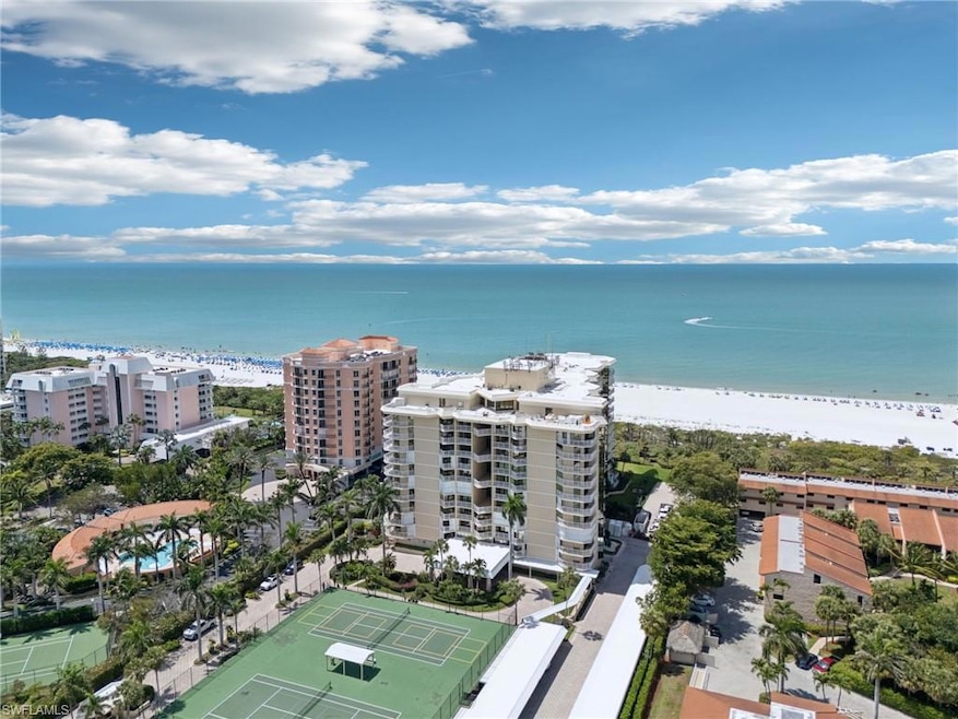 Drone / aerial view featuring a water view, a view