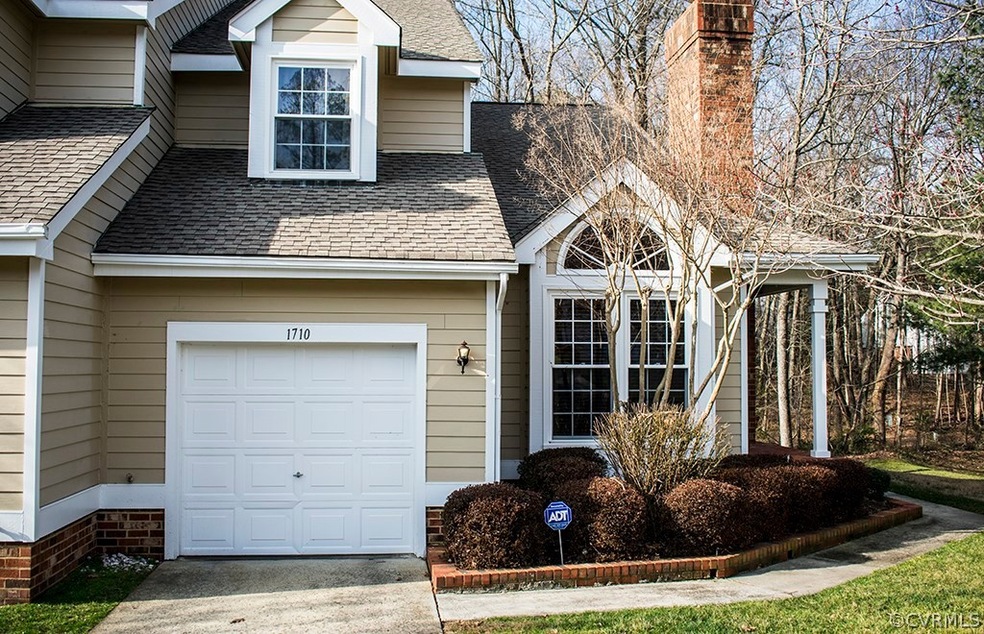 This end of group townhome features a nice garage