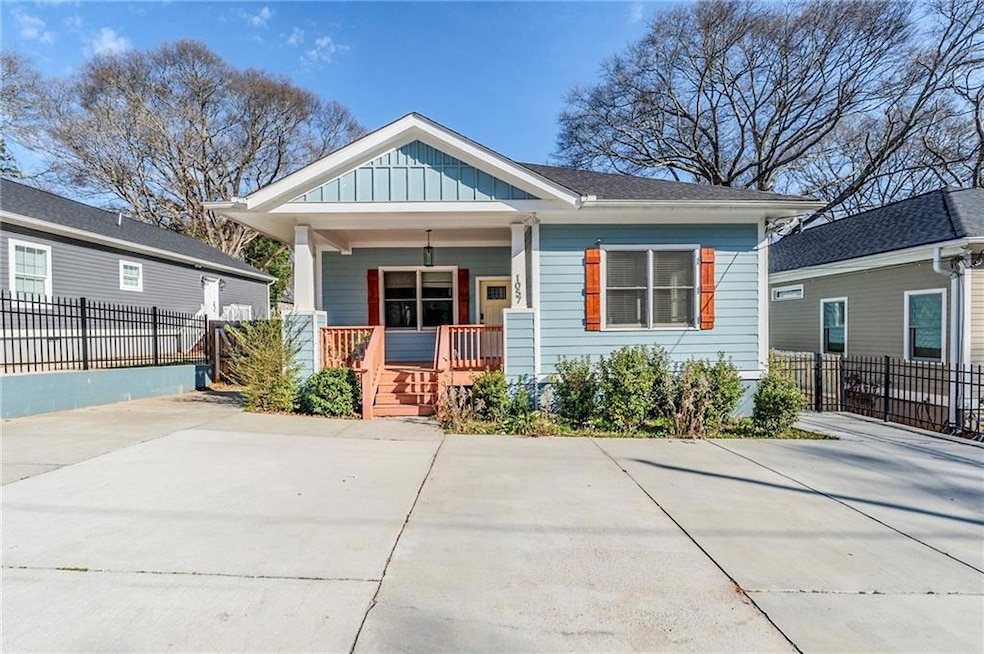 View of front of home with a porch, board and batt