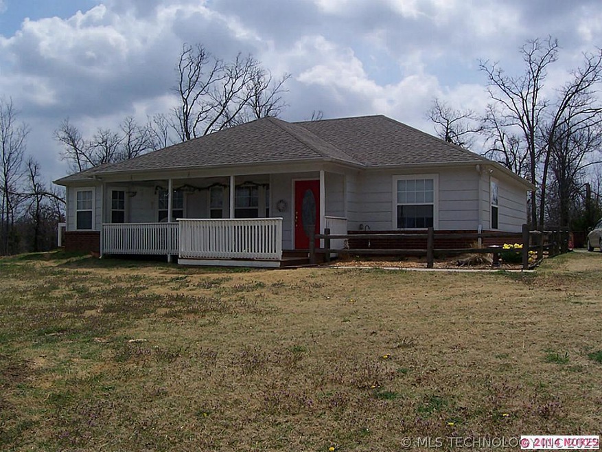 front view with covered porch