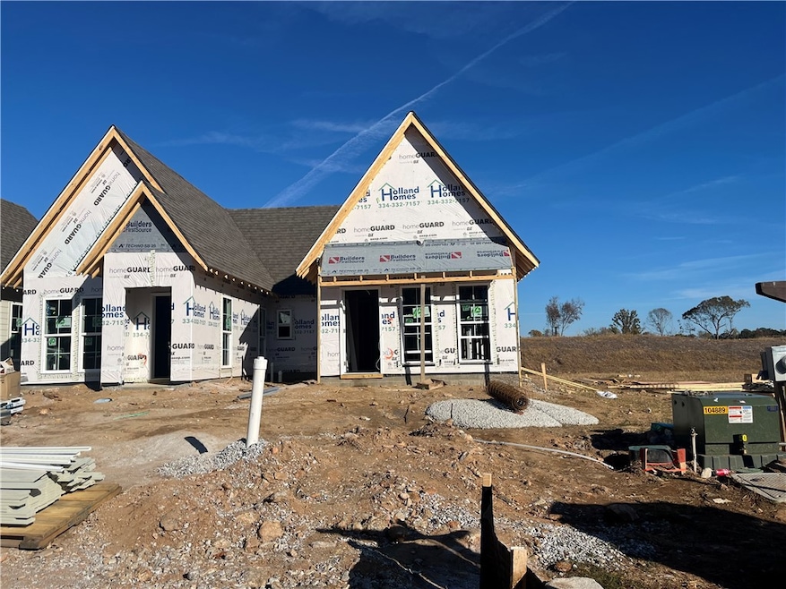 Progress photo of lot 77. Estimated completion in February 2026.