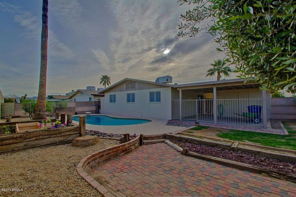 Backyard with Garden