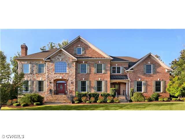 Exterior Front - Stone & Brick 
