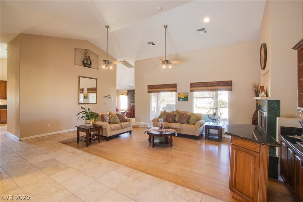 Beautiful formal living room with large picture wi