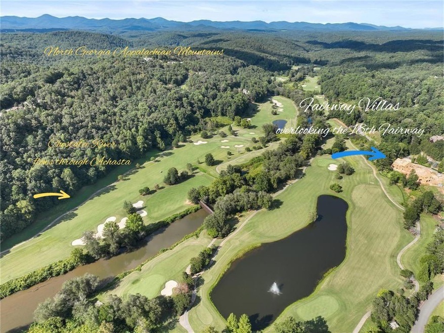 The Fairway Villas overlooking the 18th Fairway.  