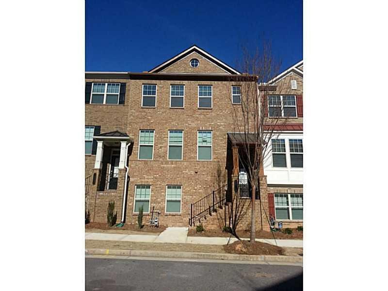 Exterior Front. Beautiful Brownstone style Townhom
