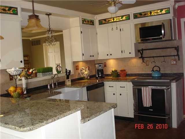 New granite and all new stainless steel appliances
