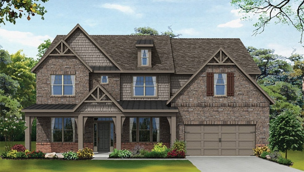 The Edinburgh Elevation B at Genesee in Newnan, Ge