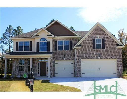 Exterior Front. 3192 plan with 4 bedrooms, 2.5 bat