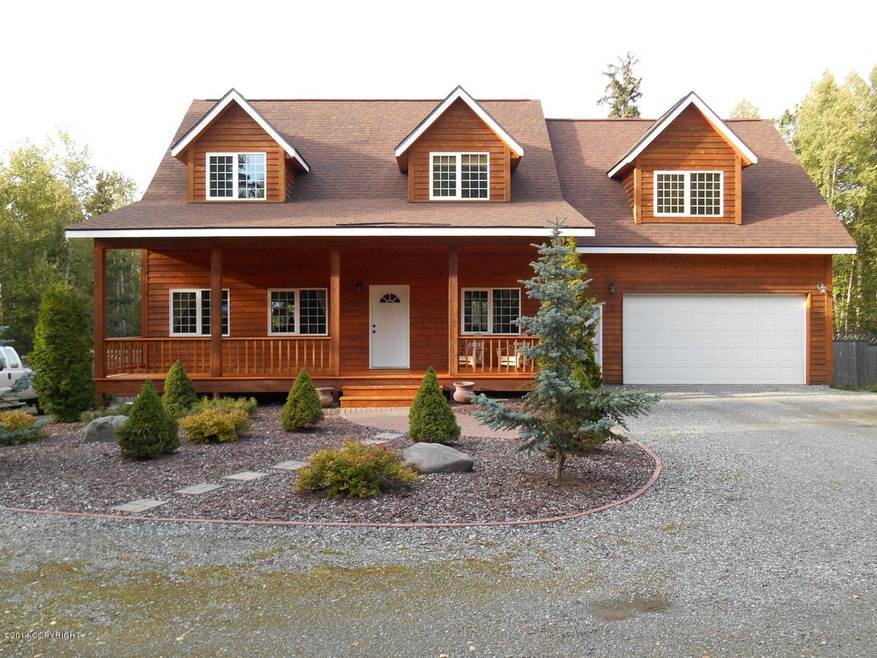 Front of home in summer
