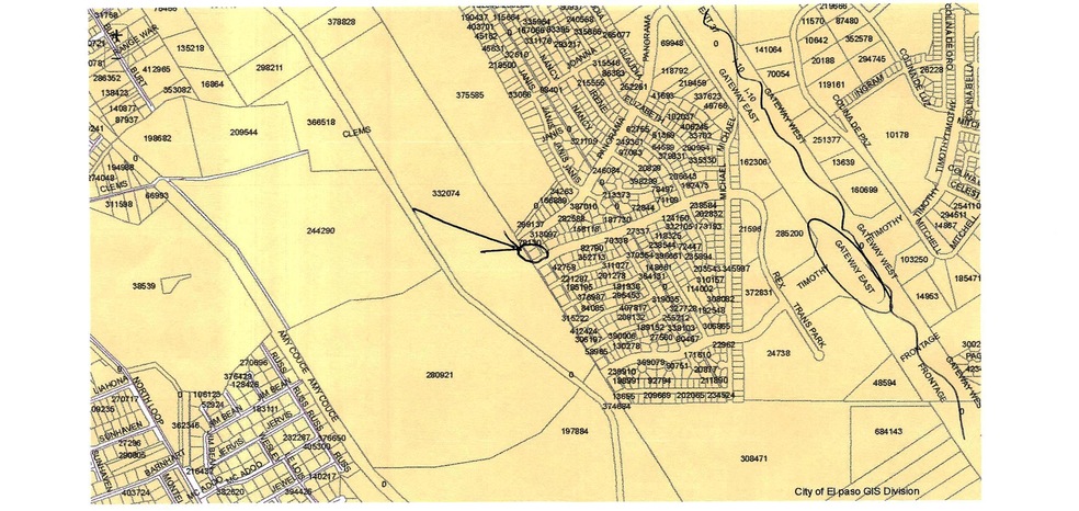Map of lot