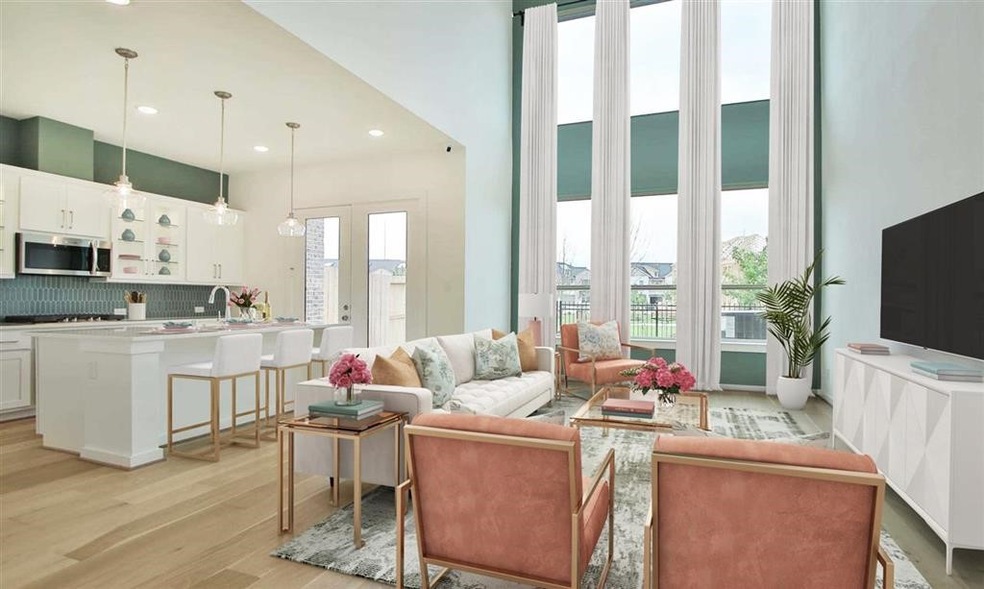 Virtually Staged -Tons of Windows to bring in Natu