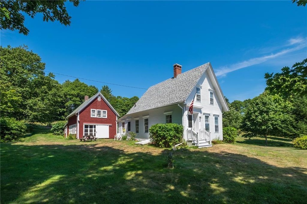 Pastoral Farmhouse with barn.