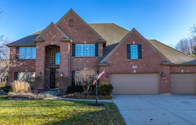 Gorgeous Custom Brick Front Georgian with a 3 car 