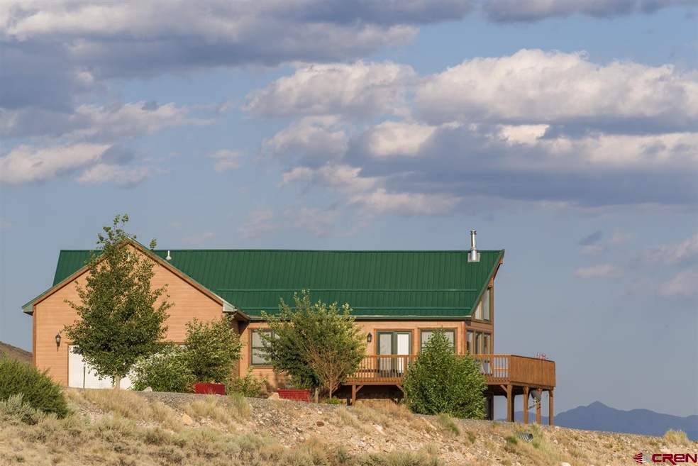 Spectacular Colorado blue bird days overlooking th