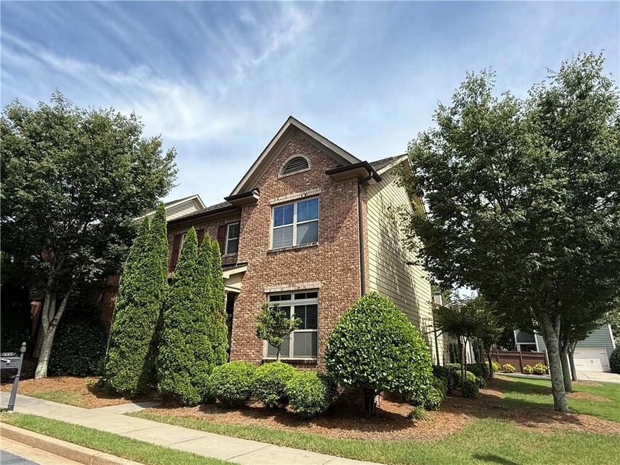 View of front of house featuring brick siding