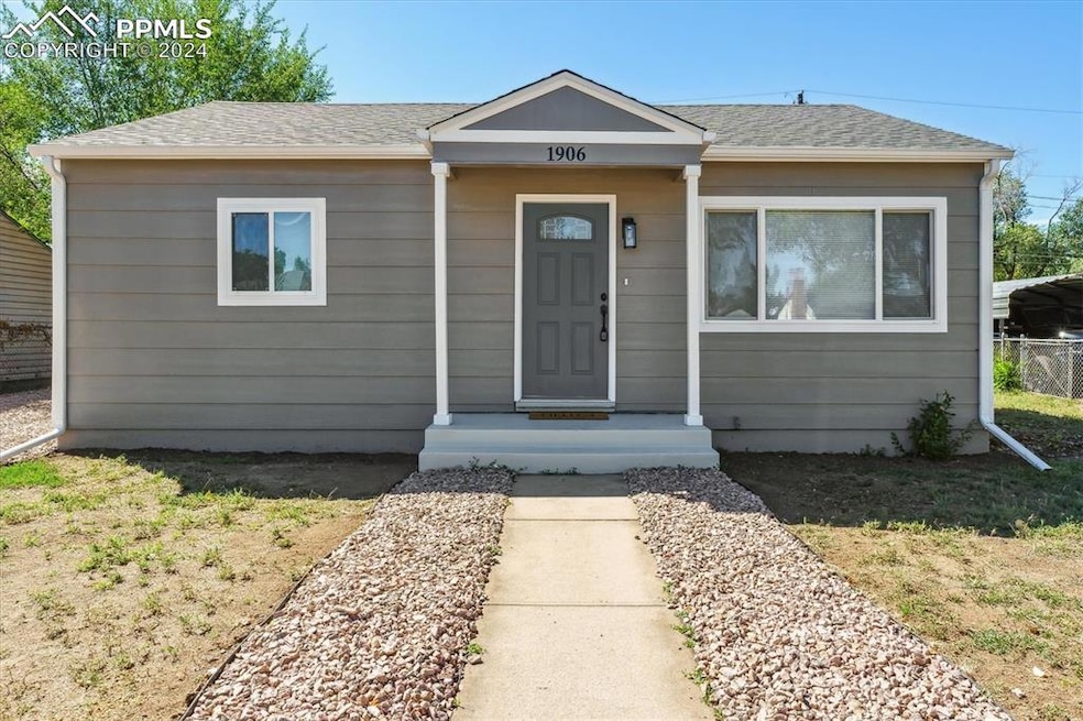 View of bungalow
