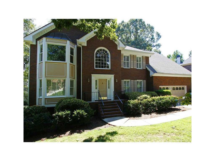 Exterior Front. 4 bed, 3 bath, 3-sided brick home 
