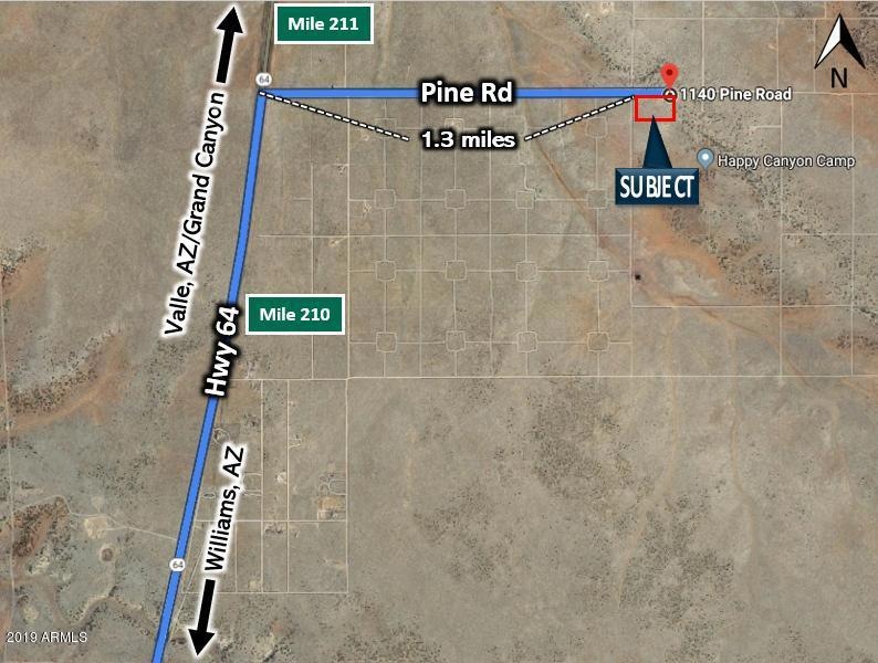Valle Coconino N 7 Ac Directional map