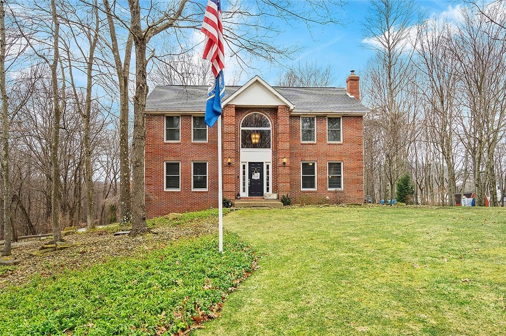Stately home situated on nearly one acre usable lo