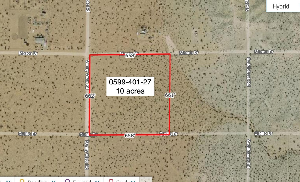 10 Acres Mason Drive +Sunny Vista, Joshua Tree, CA 92252 - photo 1