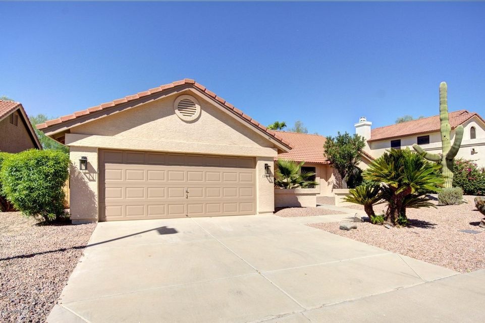 Front of home driveway