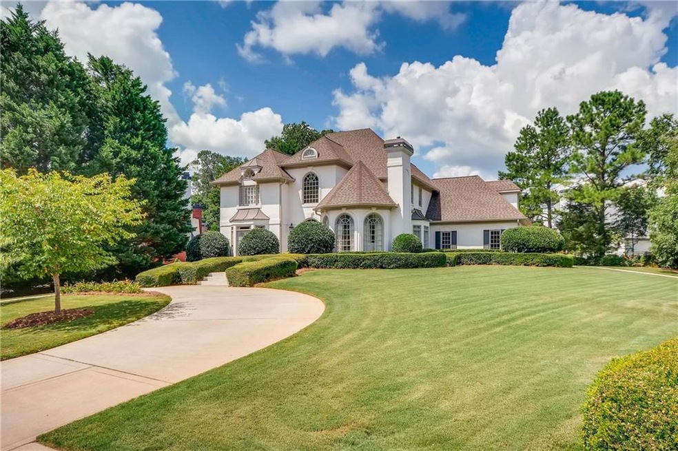European Elegance with Sweeping Circular Driveway