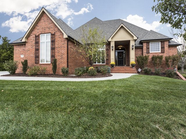 Front View of Freshly Painted Executive Home with 