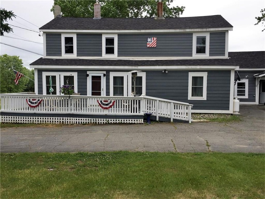 Front of Home deck enters into the...