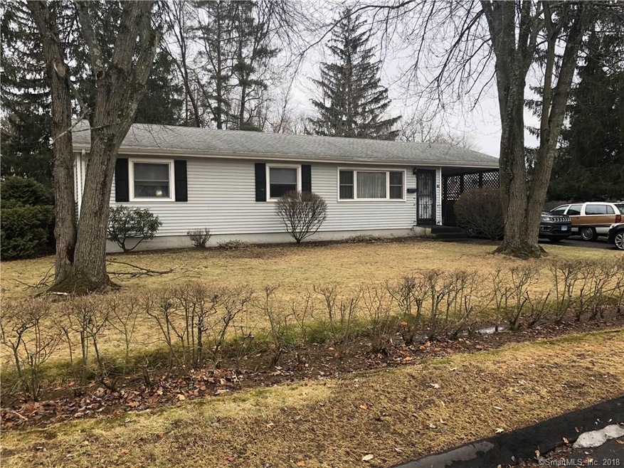 Front exterior.  Corner lot.