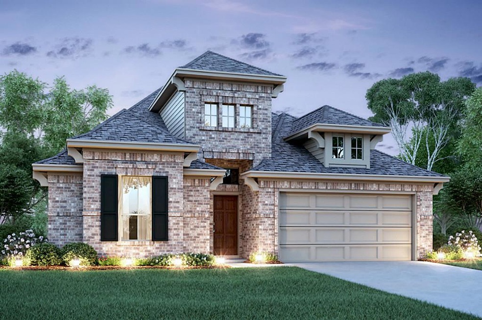 Charming Willard II design by K. Hovnanian Homes in elevation D built in Enclave at NorthPointe. (Artist rendering for illustrative purposes only)