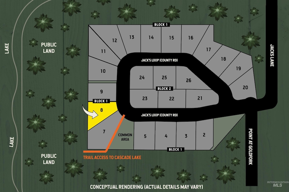 Map of parcels