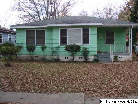 Front view of house