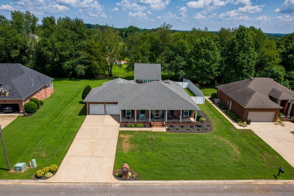 Lawrenceburg ... Level lot with an in-ground pool. Beautiful views from the back yard.