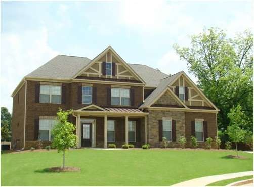 Exterior Front. Not actual home. Sample plan/eleva