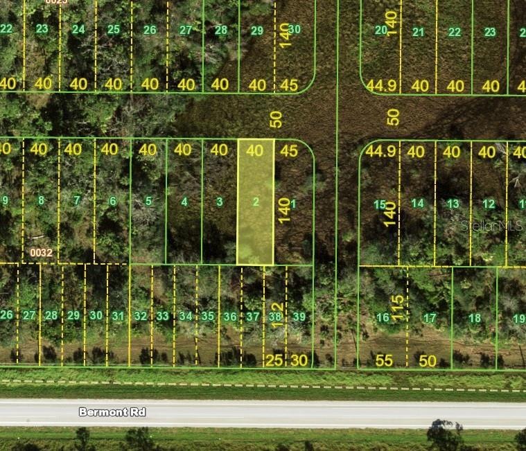 County map of lot