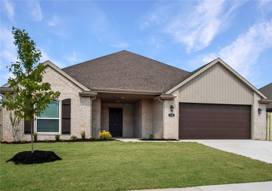 Stock photo, home will look similar.