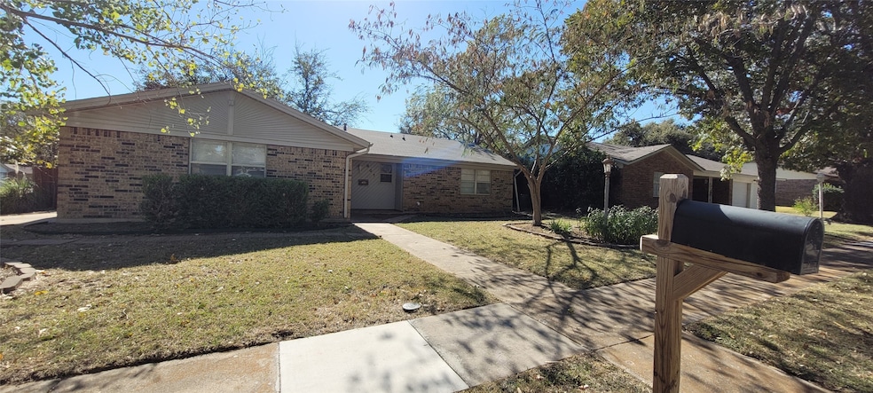 Brick home on a nice corner lot.