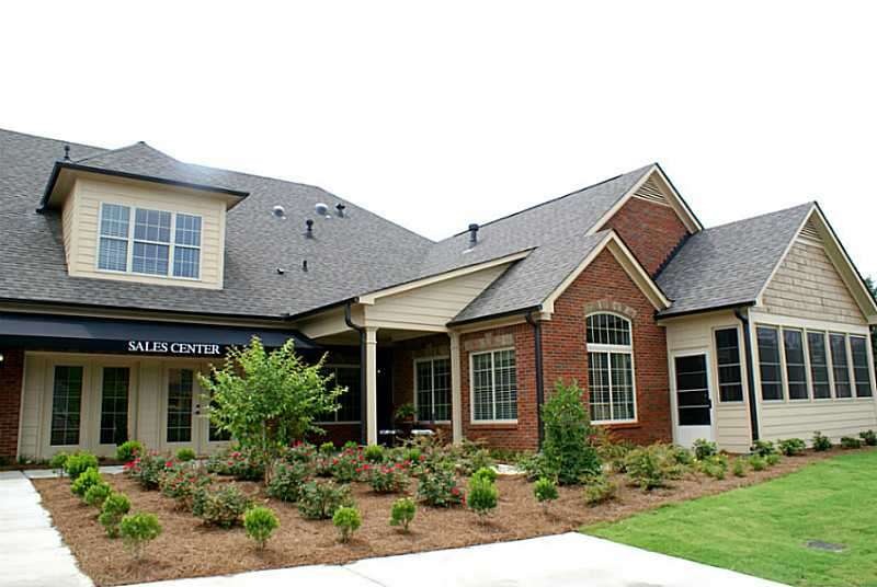 Exterior Front. Sales Center shown.  This is our W