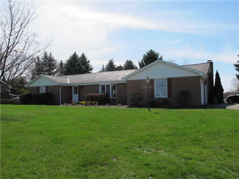 Exterior Front. All brick three bedroom ranch with