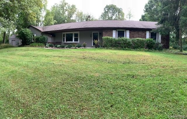 Front of the home facing West