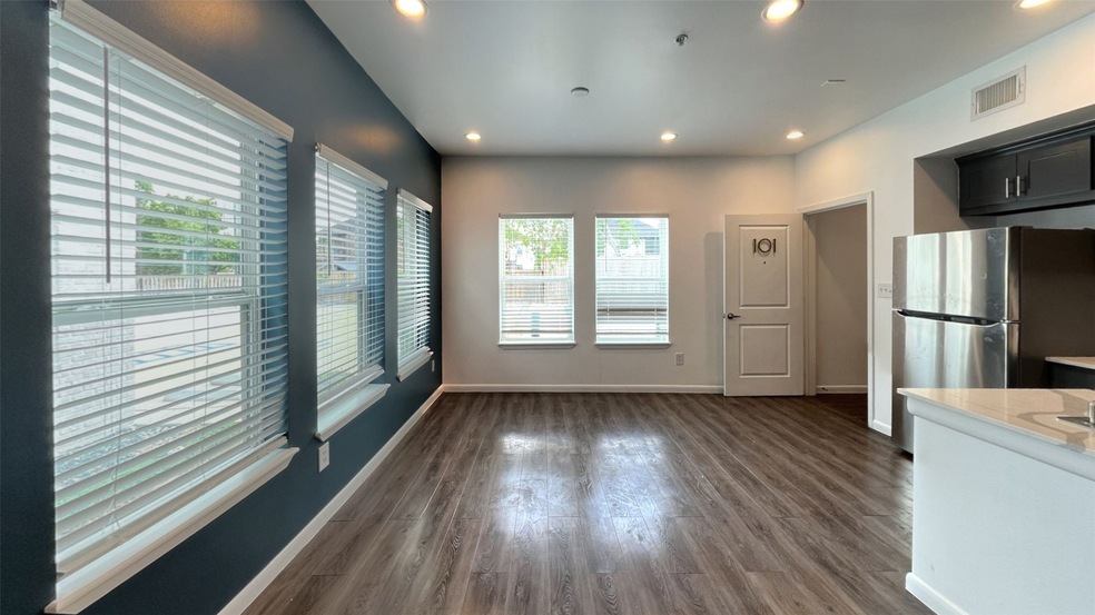 Open Concept Living and Kitchen Area