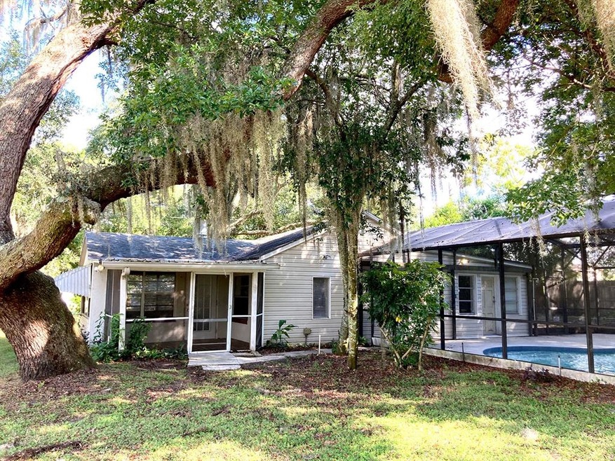 Enter through your screened patio